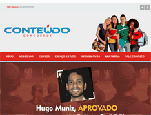 Tablet Screenshot of conteudoconcursos.com.br